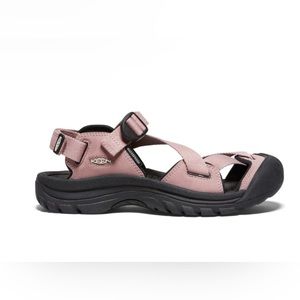 Keen Women's Zerraport II 2 Fawn/Black Sport Water Sandal Closed Toe Sz 10.5 NEW